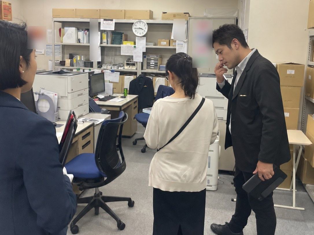 仕事の様子